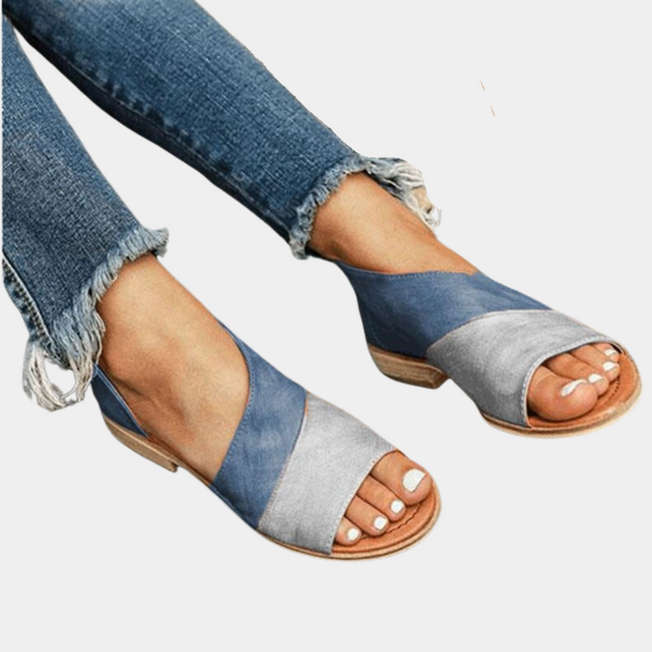Sandales Ouvertes Femme Style Croisé – Chaussures Été Confort à Enfiler