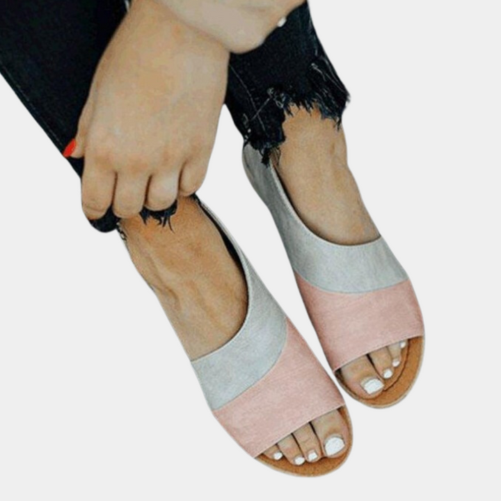 Sandales Ouvertes Femme Style Croisé – Chaussures Été Confort à Enfiler
