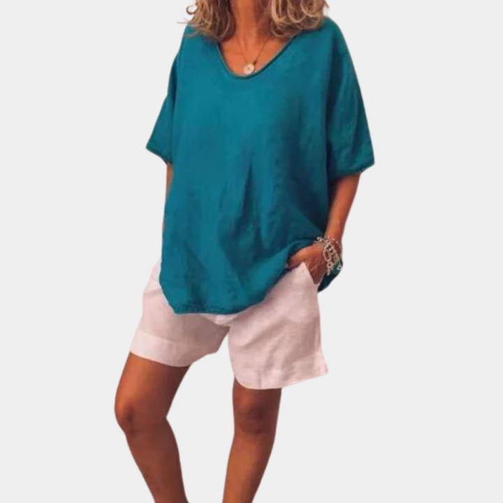 T-shirt Surdimensionné Confortable pour Femmes – Coton Respirant, Polyvalent et Durable pour un Style Décontracté
