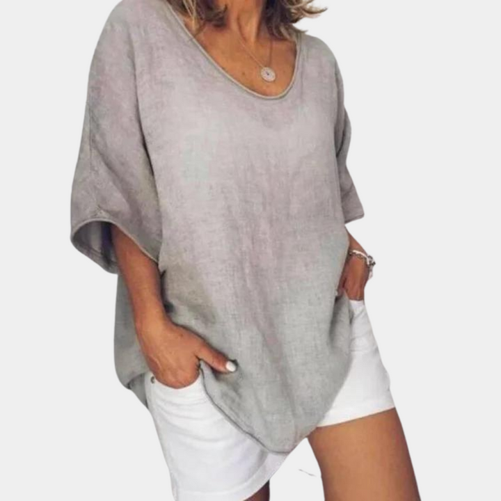 T-shirt Surdimensionné Confortable pour Femmes – Coton Respirant, Polyvalent et Durable pour un Style Décontracté