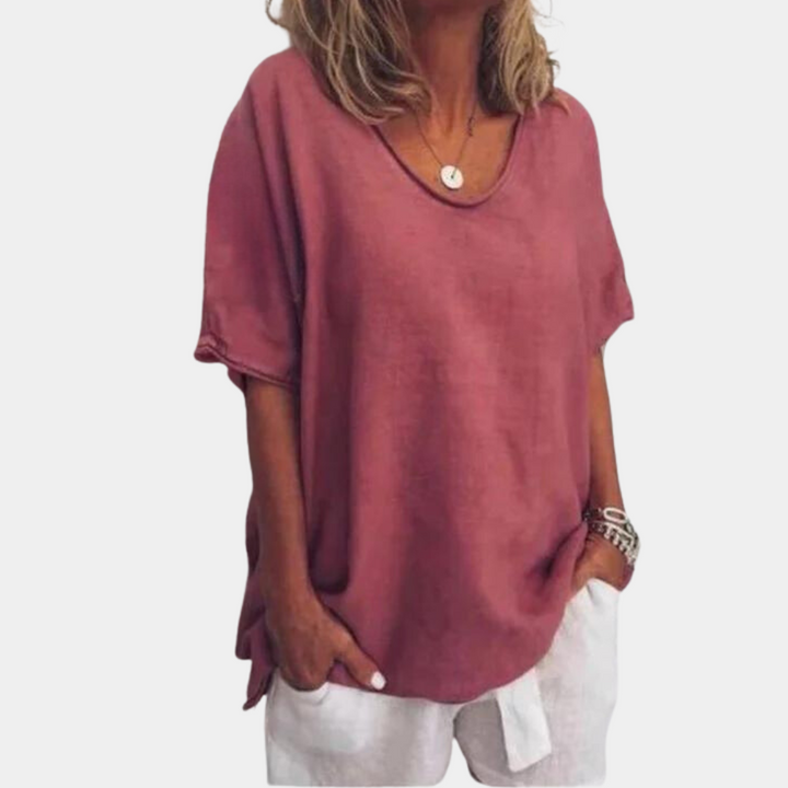 T-shirt Surdimensionné Confortable pour Femmes – Coton Respirant, Polyvalent et Durable pour un Style Décontracté