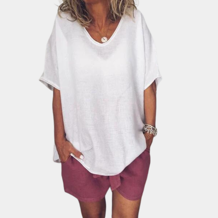 T-shirt Surdimensionné Confortable pour Femmes – Coton Respirant, Polyvalent et Durable pour un Style Décontracté