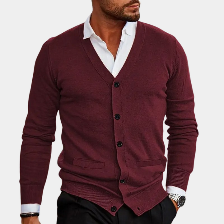 Gilet pour hommes à col en V - Firmin