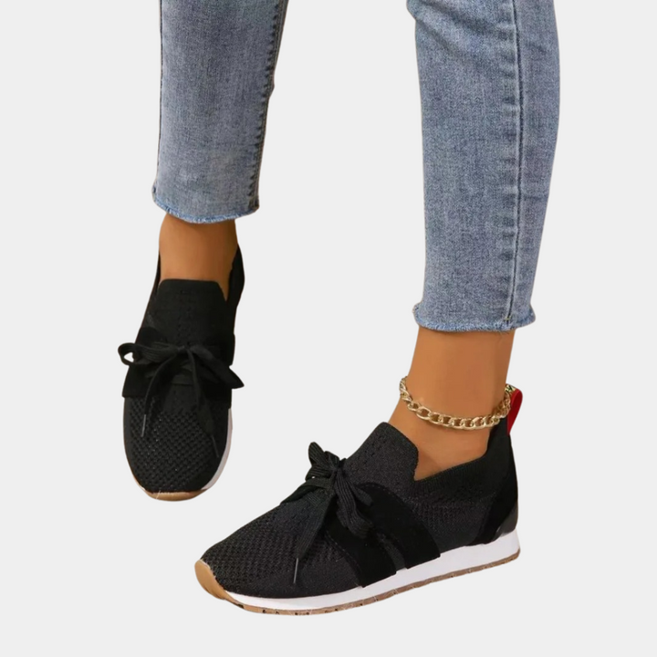 Baskets Femme Confort Respirant – Chaussures Légères à Lacets pour Marche et Sport
