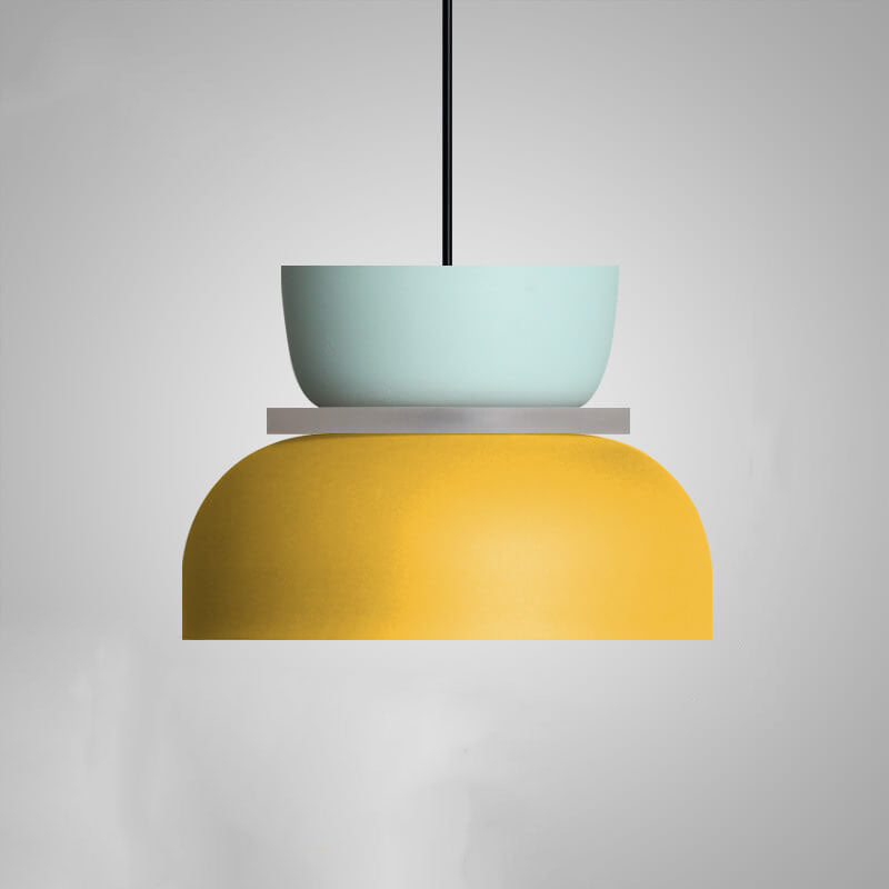 Suspension LED 1 lumière Nordic Colorful Macaron