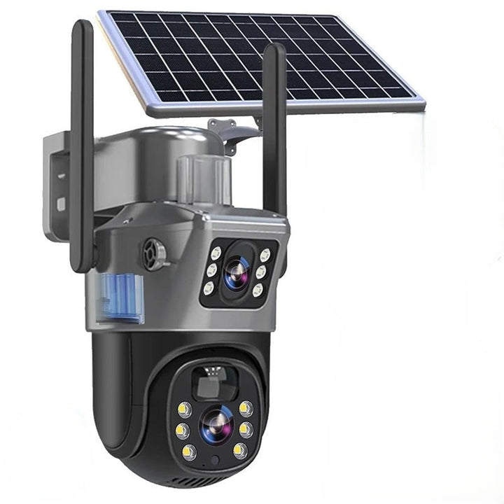 4K Wireless Security Camera with Solar Panel – DualGuard 4K High Definition