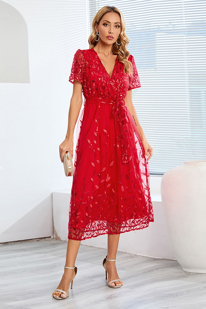 Formelles und raffiniertes Sommerkleid