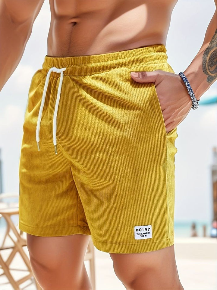 Engagement | Bequeme gestreifte Shorts für Herren