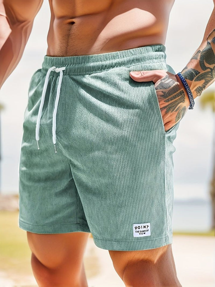 Engagement | Bequeme gestreifte Shorts für Herren