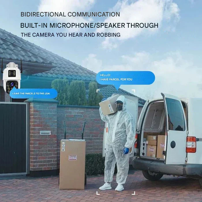 4K Wireless Security Camera with Solar Panel – DualGuard 4K High Definition