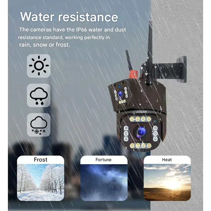 4K Wireless Security Camera with Solar Panel – DualGuard 4K High Definition