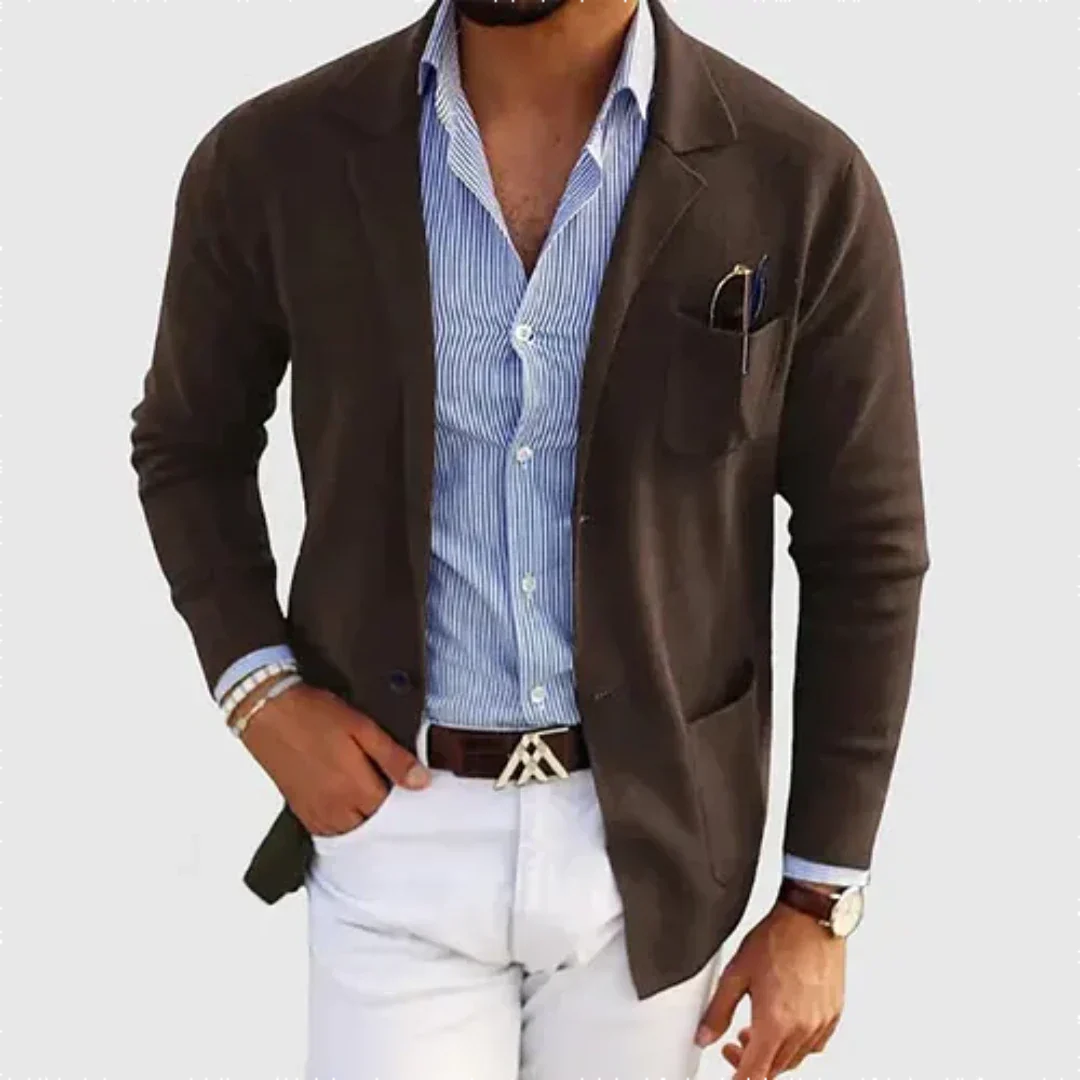 Hommes Manches Longues Blazer