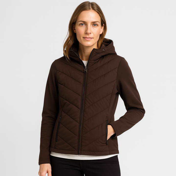 Norrskenberg | Veste softshell matelassée pour femme - Coupe-vent, déperlante