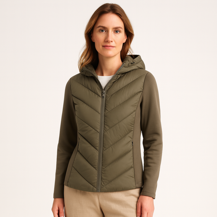 Norrskenberg | Veste softshell matelassée pour femme - Coupe-vent, déperlante