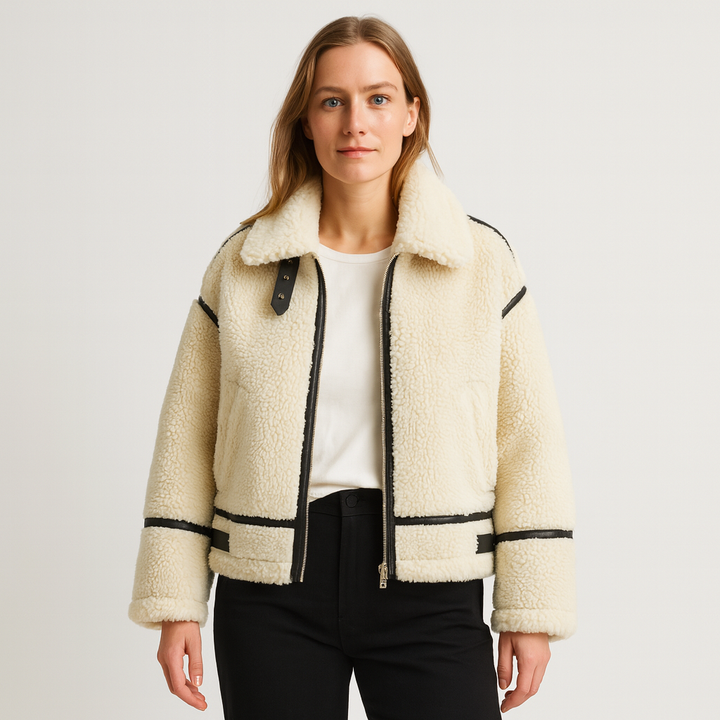 Curie Paris | Veste Teddy pour femme en fausse fourrure
