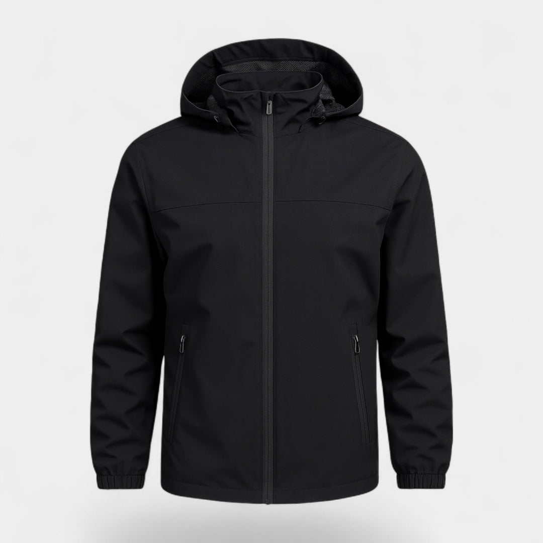 Curie Paris | Veste imperméable et coupe-vent pour homme avec capuche - Imperméable et coupe-vent