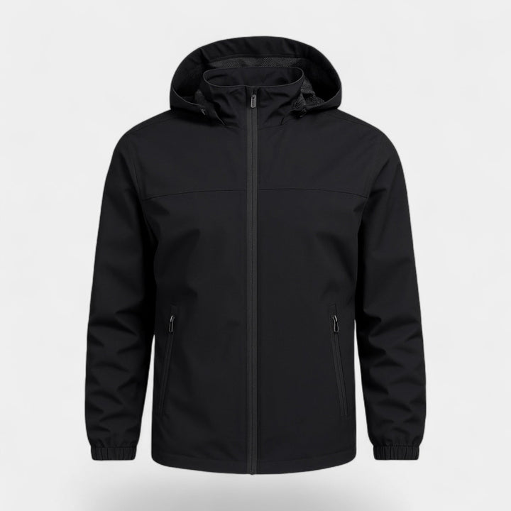 Curie Paris | Veste imperméable et coupe-vent pour homme avec capuche - Imperméable et coupe-vent