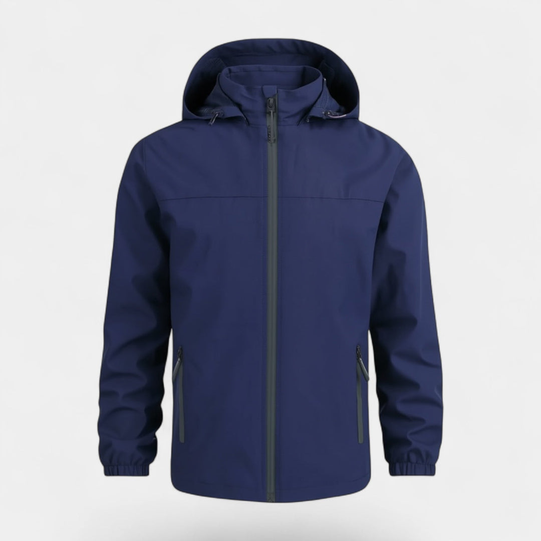 Curie Paris | Veste imperméable et coupe-vent pour homme avec capuche - Imperméable et coupe-vent