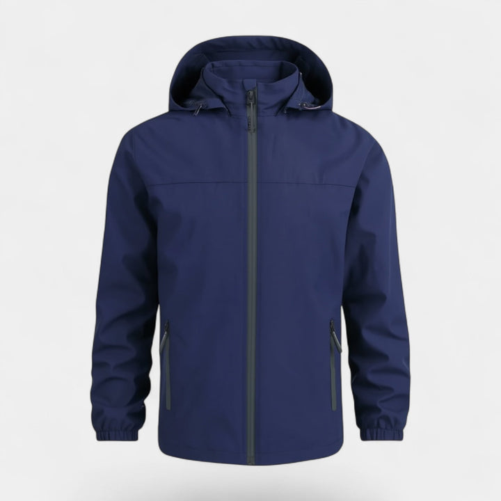 Curie Paris | Veste imperméable et coupe-vent pour homme avec capuche - Imperméable et coupe-vent