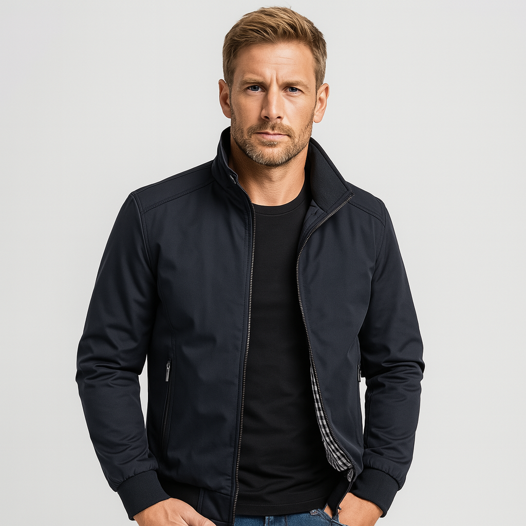 Curie Paris | Veste bomber pour homme - Imperméable et coupe-vent