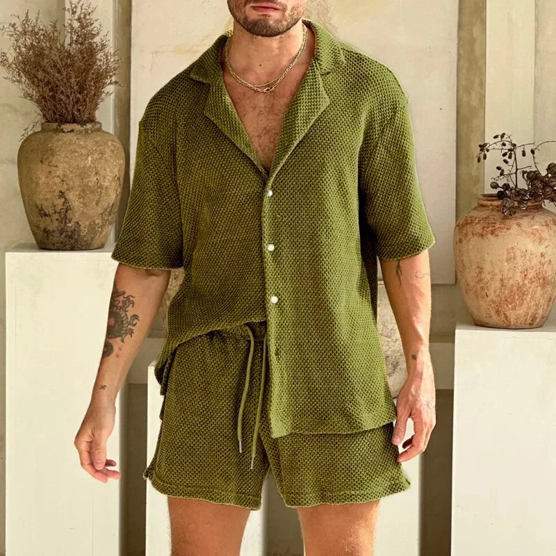 Completo Due Pezzi in Maglia Traspirante e Arieggiato per Uomo - Marin