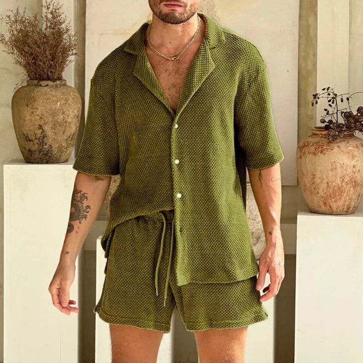 Completo Due Pezzi in Maglia Traspirante e Arieggiato per Uomo - Marin