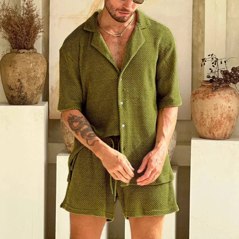 Completo Due Pezzi in Maglia Traspirante e Arieggiato per Uomo - Marin