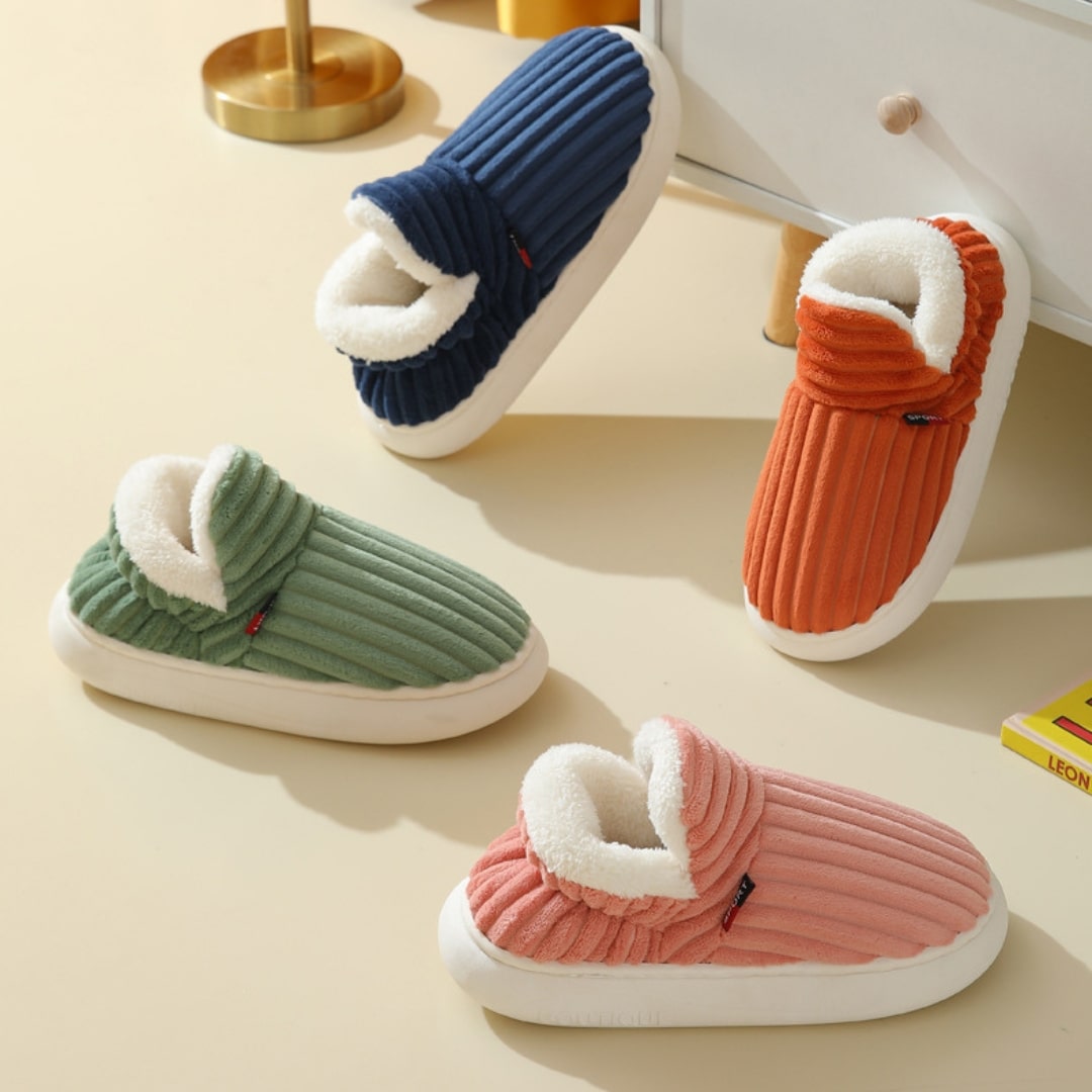 Floris – Chaussons en polaire chaude pour les jours froids