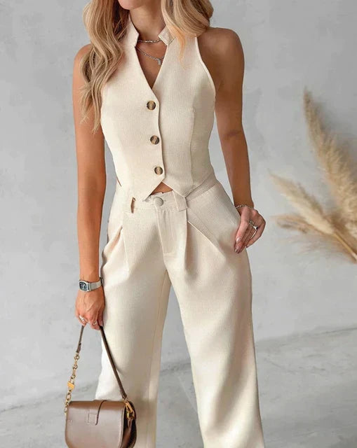 Chanda | Completo elegante alla moda (top+pantaloni)