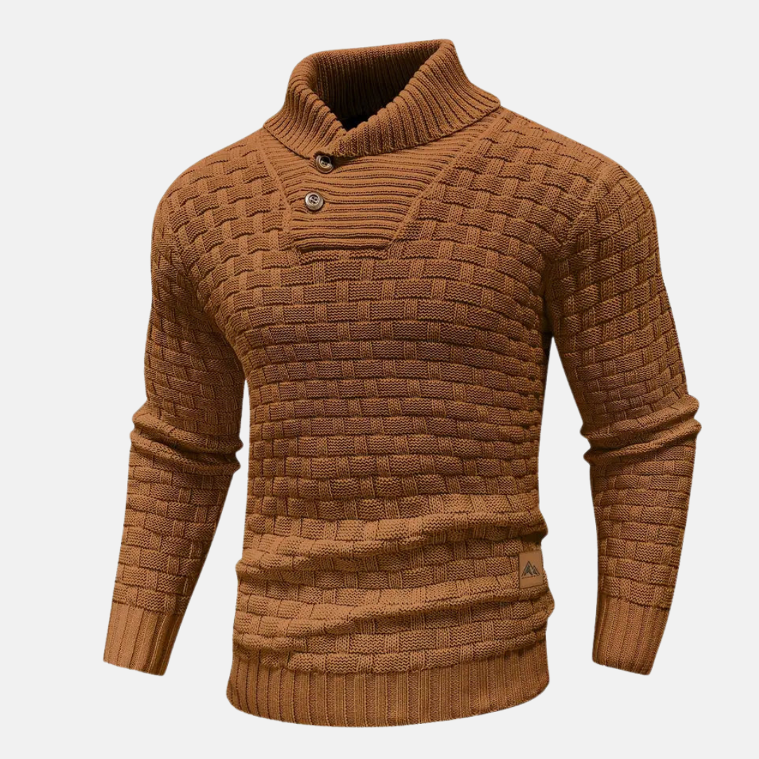 Romain – Maglione essenziale in maglia per uomo, morbido e versatile per tutti i giorni