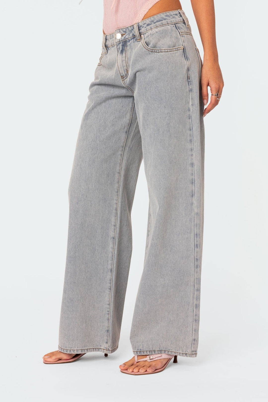 Jean Avenlith Bow-Tie Loose Fit : Confort et Élégance Décontractée