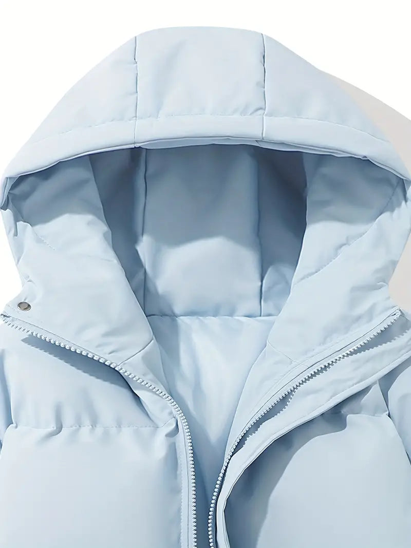 Esmée - Manteau classique et chaud avec capuche, idéal pour affronter l'hiver avec style
