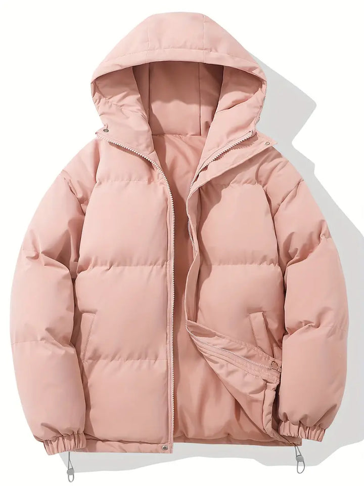 Esmée - Manteau classique et chaud avec capuche, idéal pour affronter l'hiver avec style