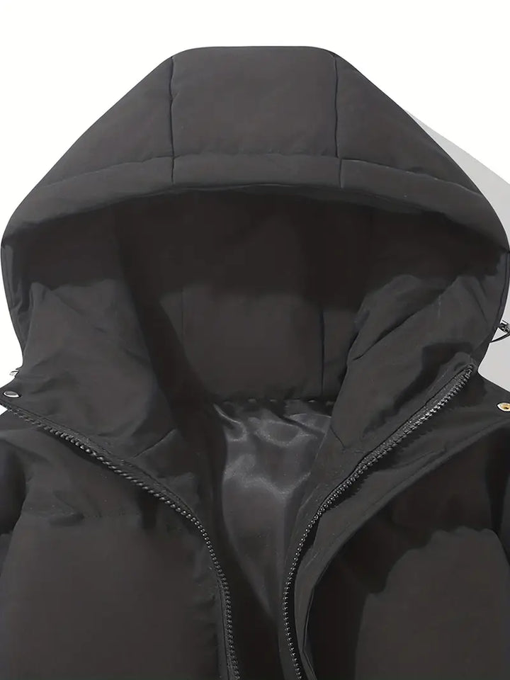Esmée - Manteau classique et chaud avec capuche, idéal pour affronter l'hiver avec style