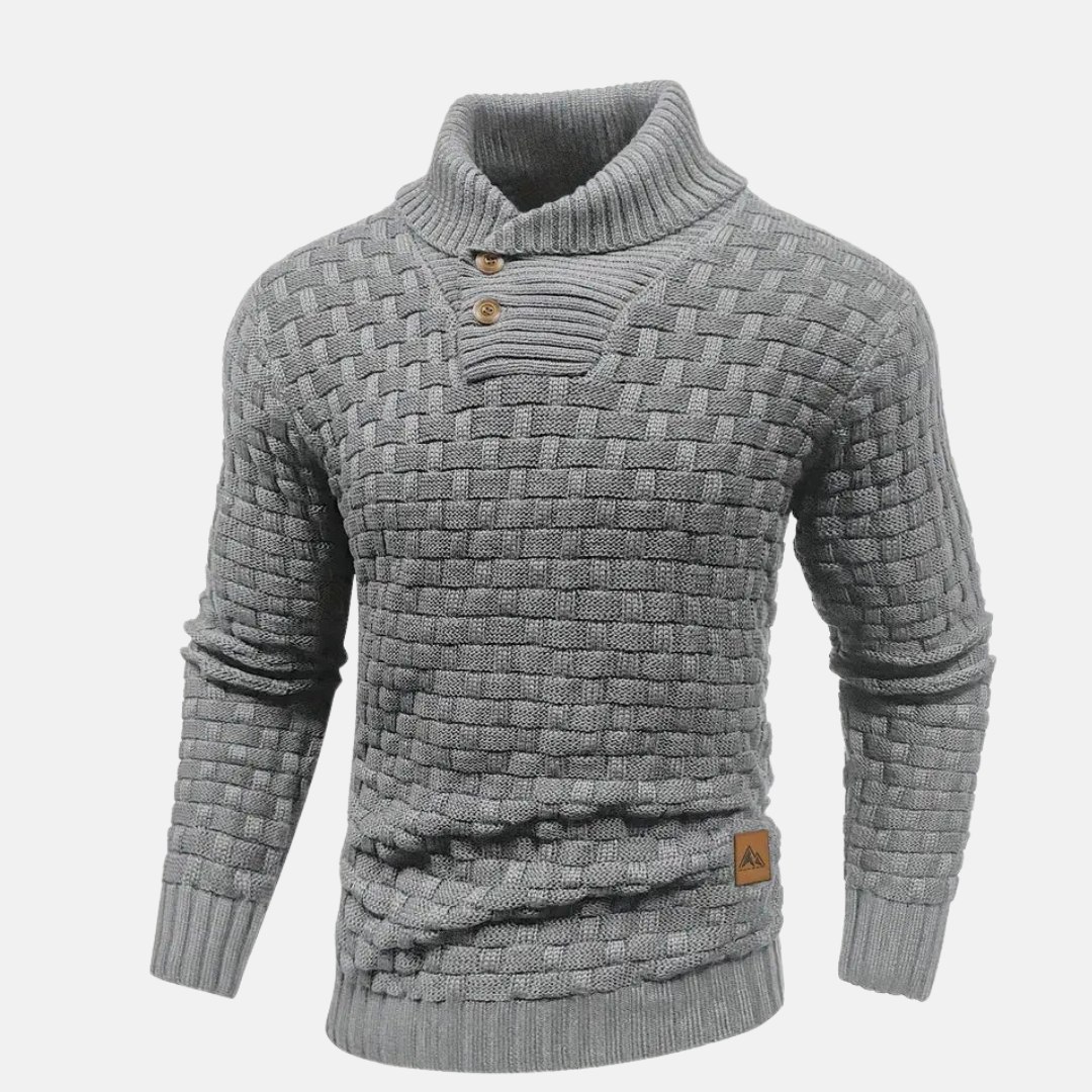 Romain – Maglione essenziale in maglia per uomo, morbido e versatile per tutti i giorni