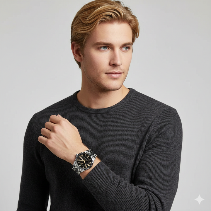 Montre de Sport Multifonctionnelle et Étanche pour Hommes - Titane