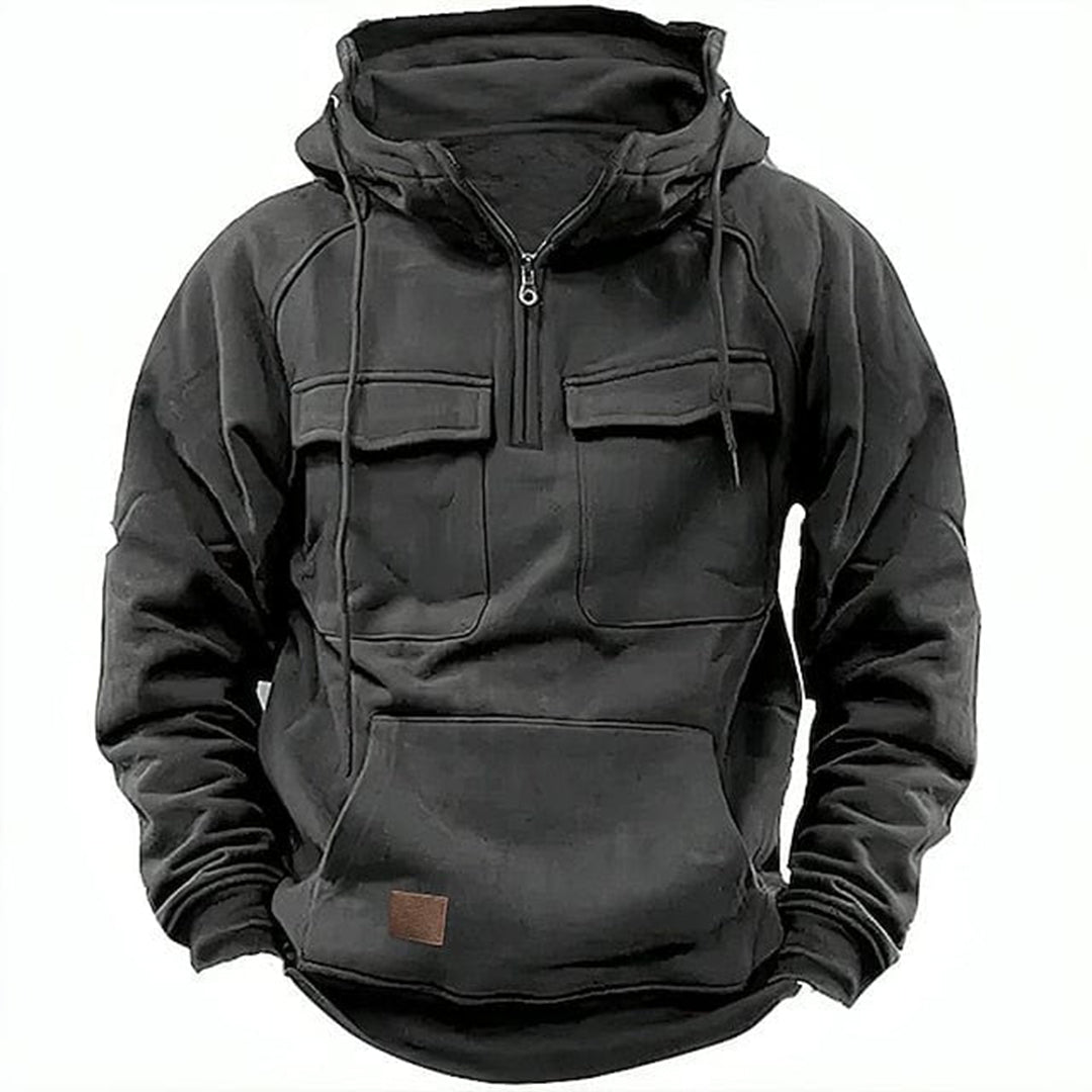 Sweat à capuche multi-poches pour hommes - Mervin