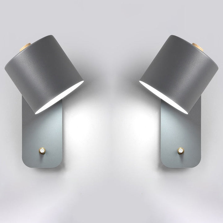 Modern LED wall sconces with switch for interior decoration