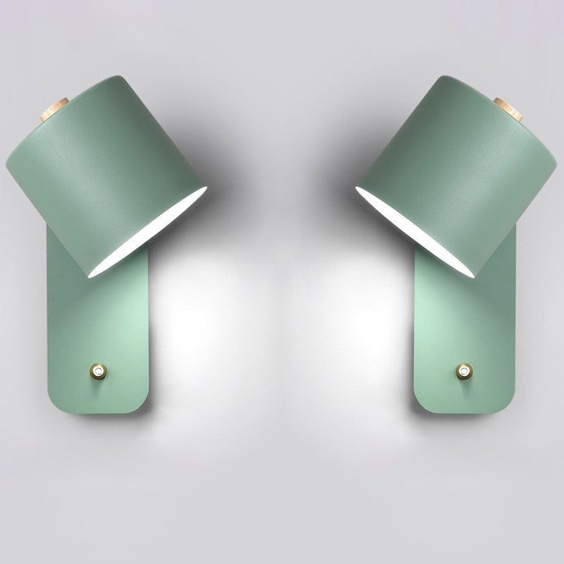 Modern LED wall sconces with switch for interior decoration