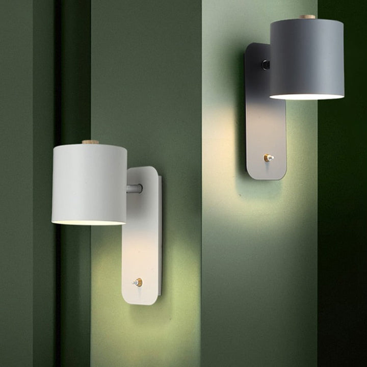 Modern LED wall sconces with switch for interior decoration