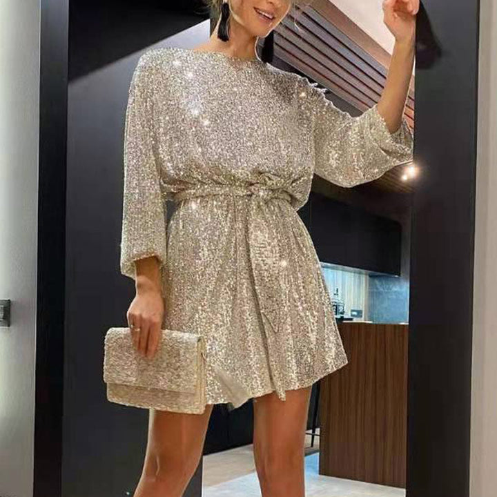 Babette - Mini-robe de cocktail à sequins pour Femme