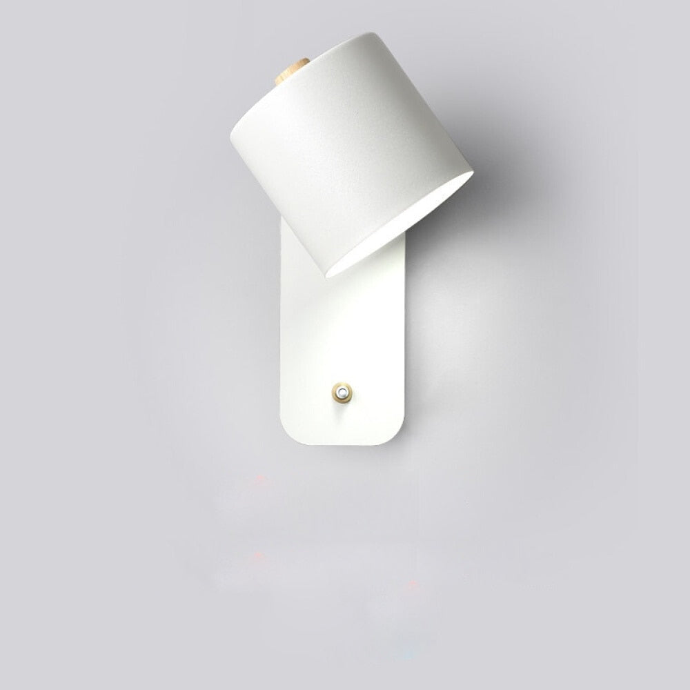 Modern LED wall sconces with switch for interior decoration