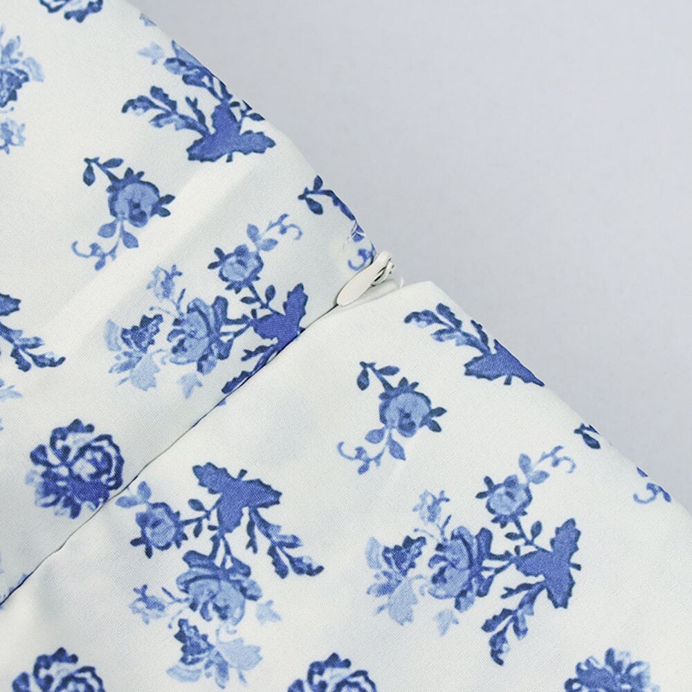 Michelle - Maxi robe fleurie à manches bouffantes