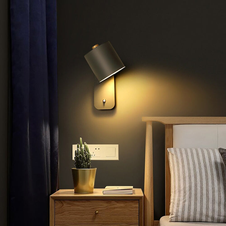 Modern LED wall sconces with switch for interior decoration