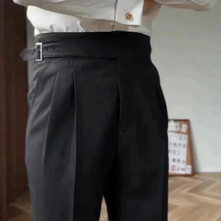 Epikouros | Pantaloni alla moda con fibbia per uomo