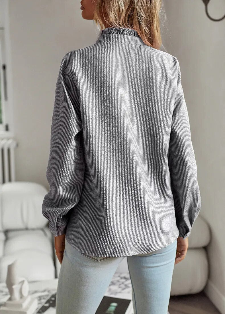 Elisabetta | camicia elegante con polsini progettata a maniche lunghe