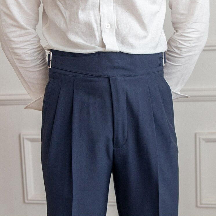 Epikouros | Pantaloni alla moda con fibbia per uomo