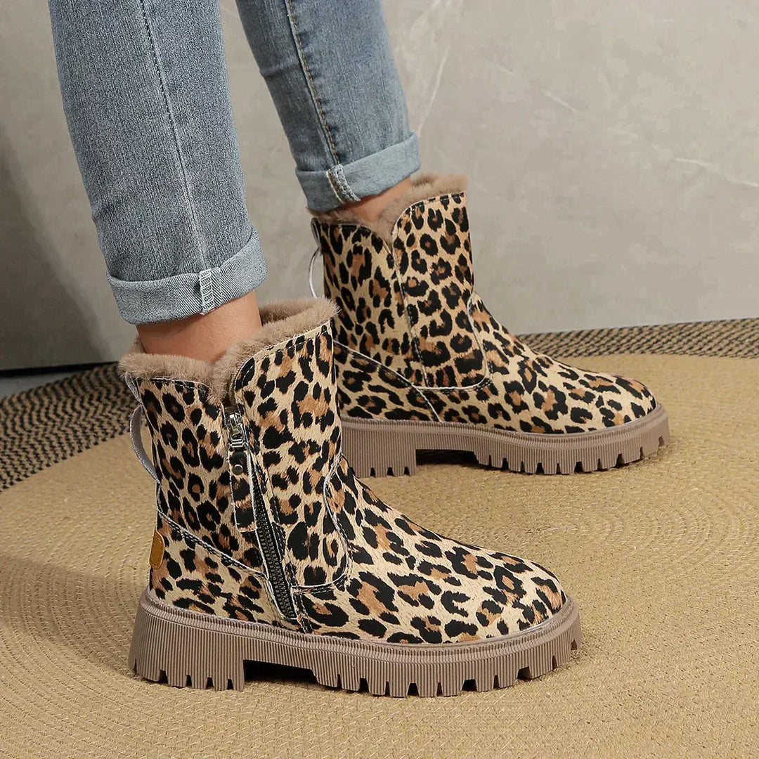 Larissa | Bottes léopard stylées