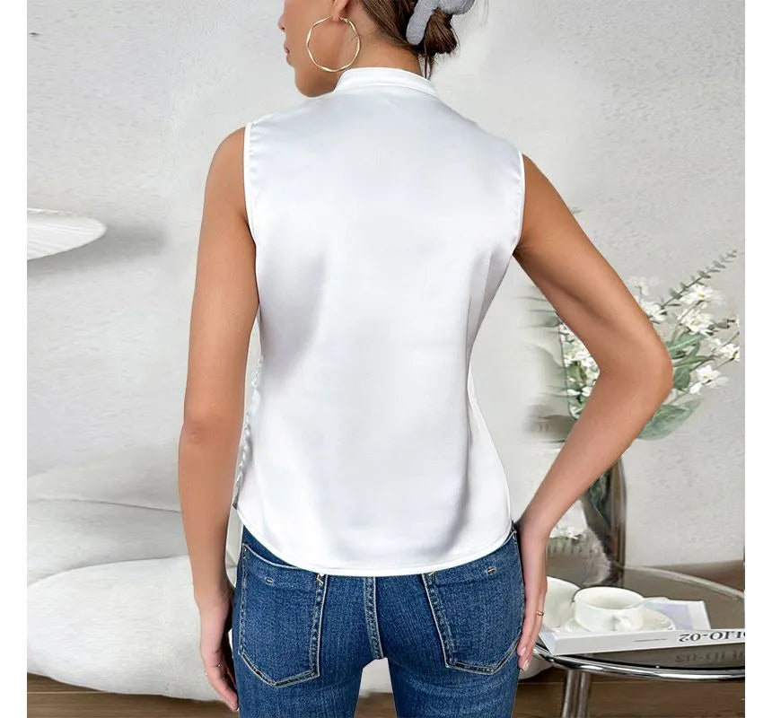 Lillia – Top Elegante Senza Maniche, Comfort e Stile Senza Tempo