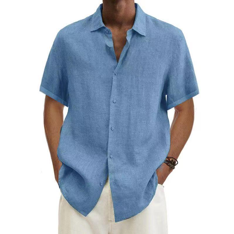 Chemise Décontractée à Manches Courtes pour Hommes | Eté